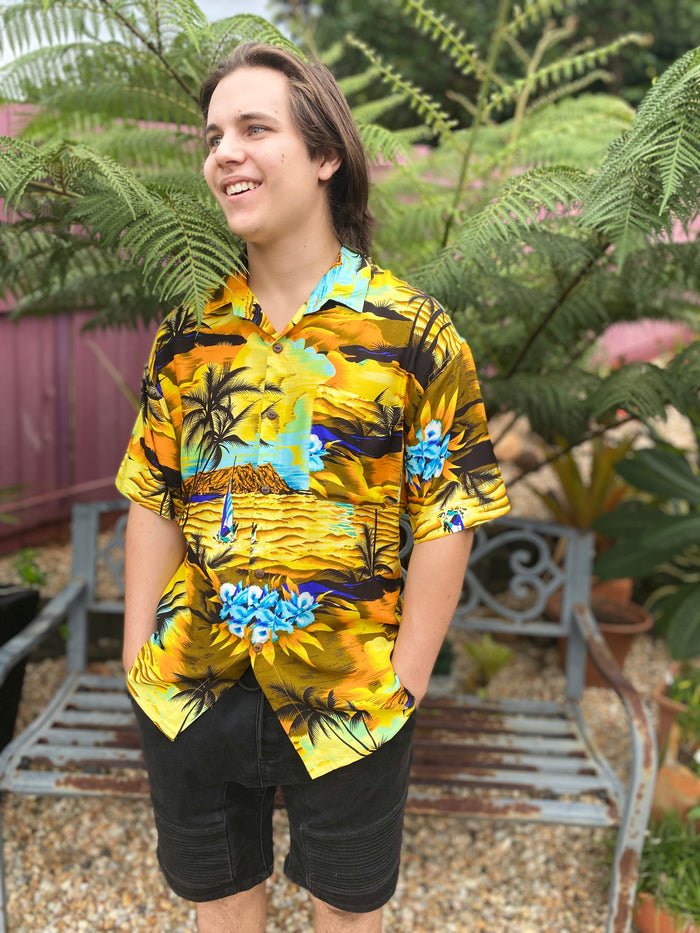 Tropical Shirt Palm Tree