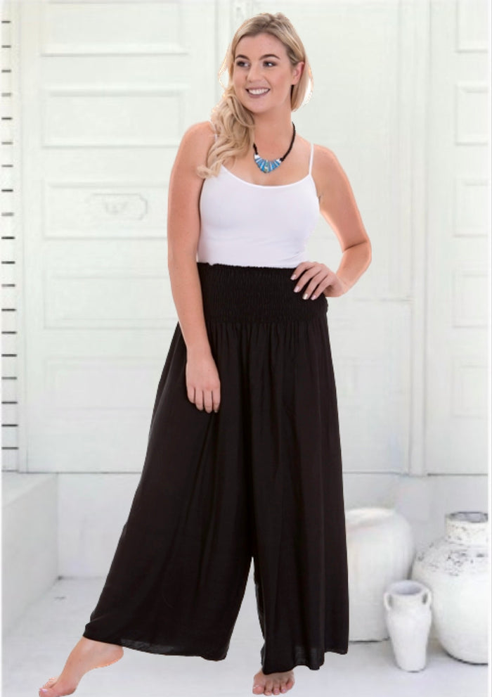 Plus Shirred Pants (One Size to suit 8-24)