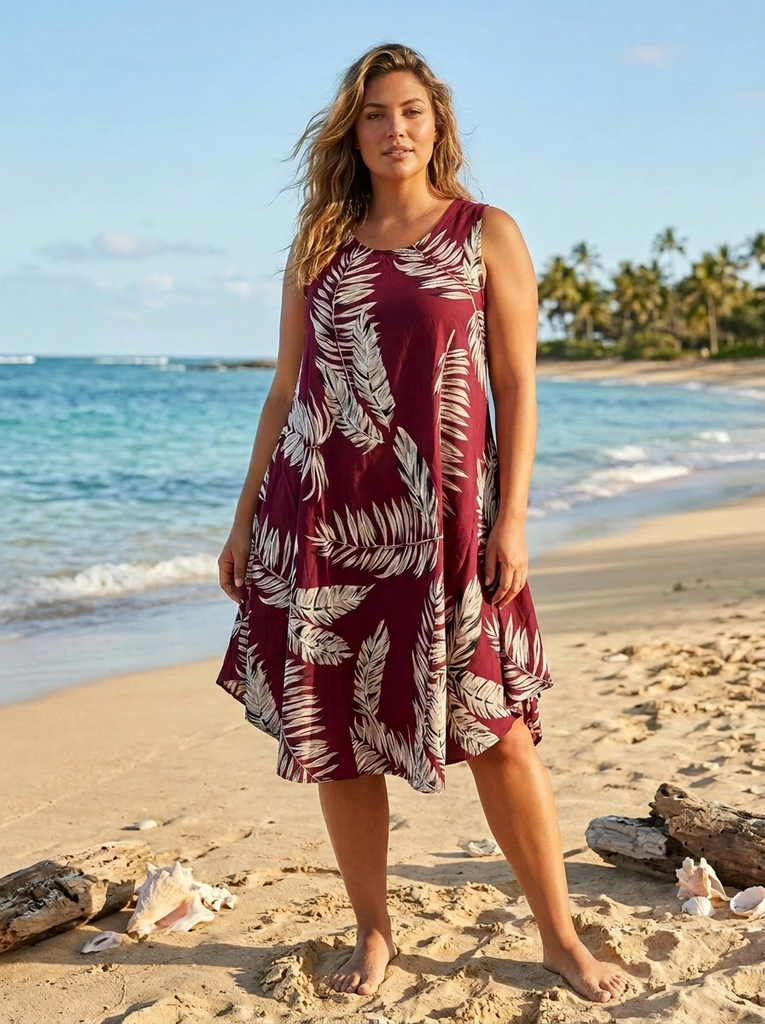 Katrina Dress - Feather Print