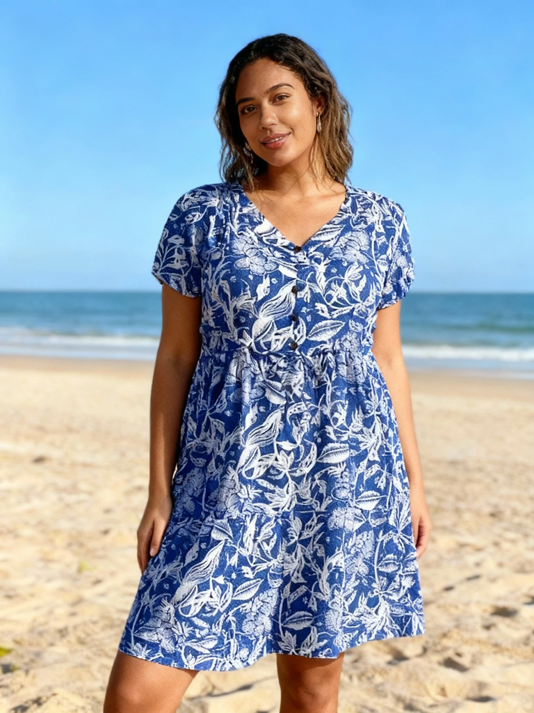 Nicole Dress - Dalton Print