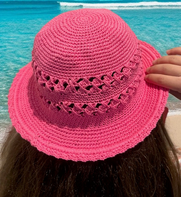 Crochet Hats Kids - plain colour