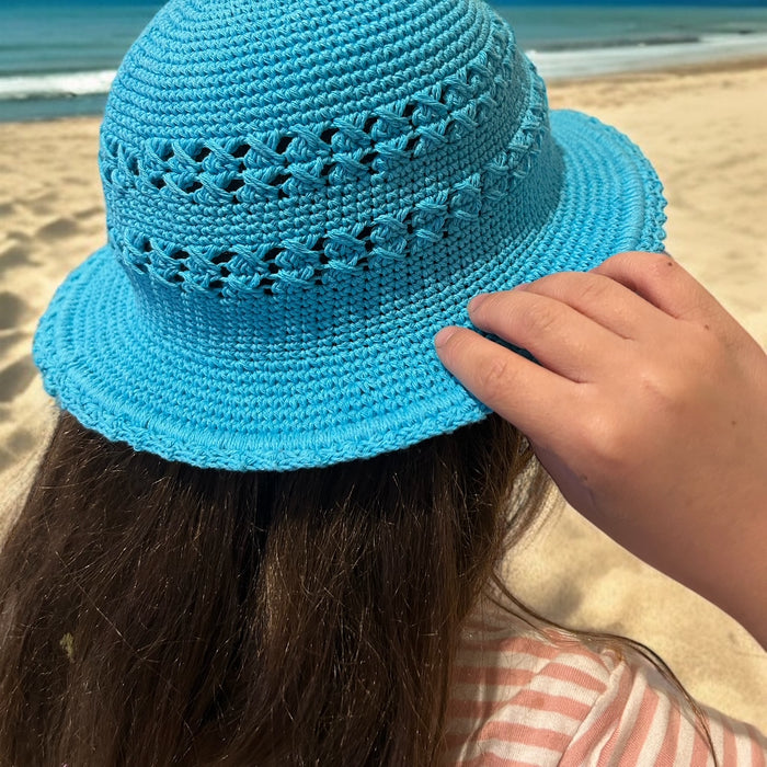 Crochet Hats Kids - plain colour