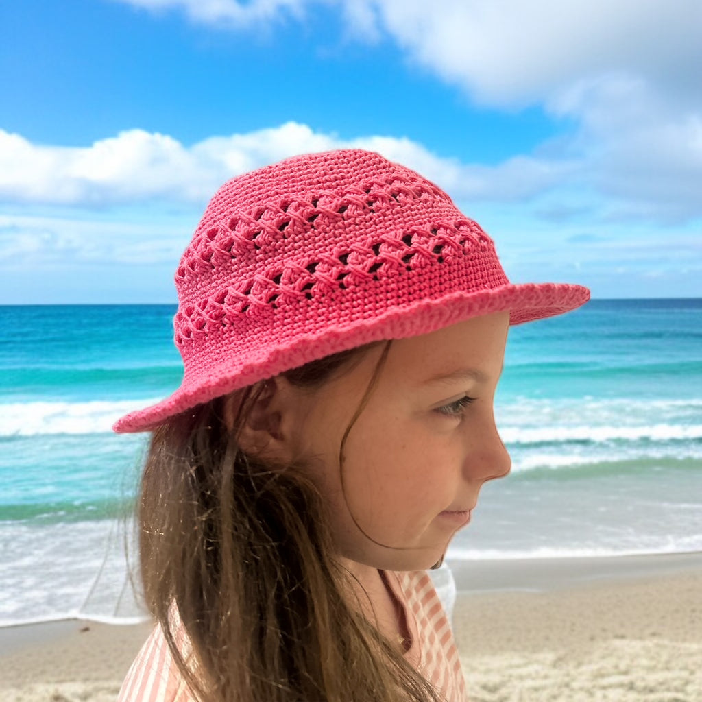 Crochet Hats Kids - plain colour