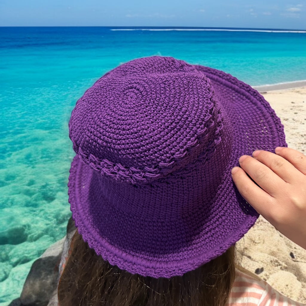 Crochet Hats Kids - plain colour