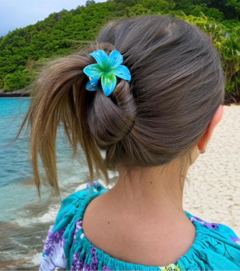 Frangipani Claw Clips Small