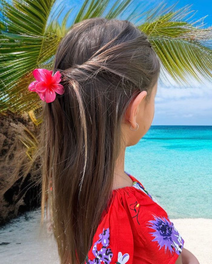 Frangipani Claw Clips Small