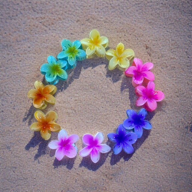 Frangipani Claw Clips Medium