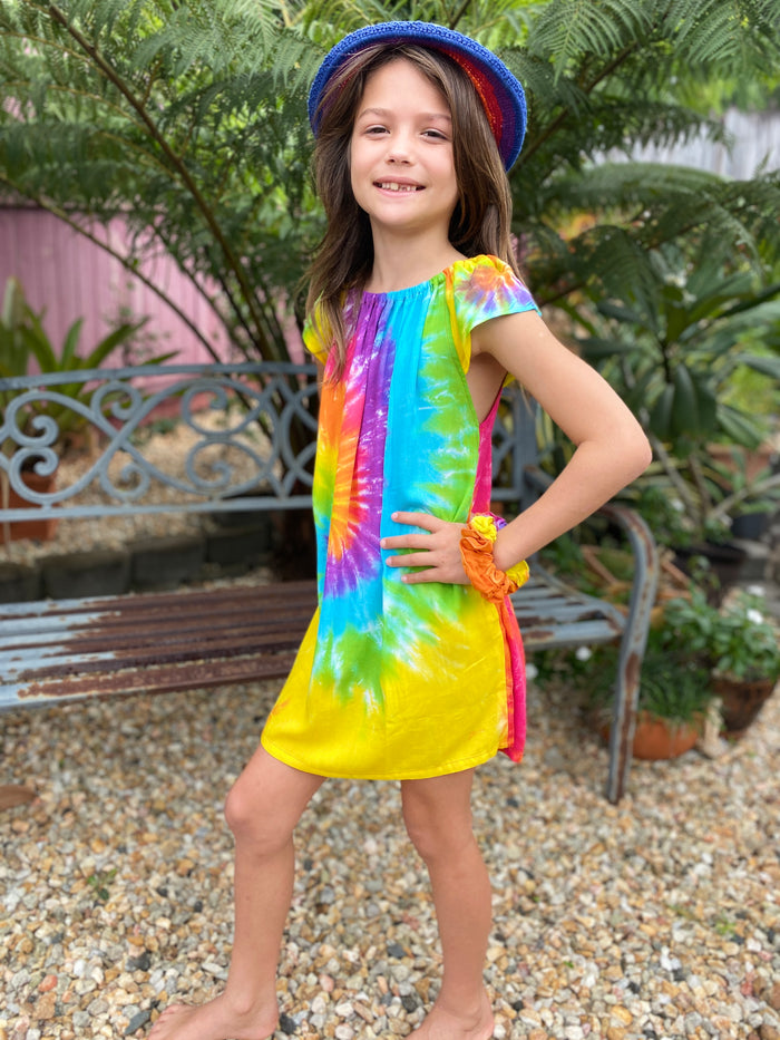 Rainbow Eliza Dress