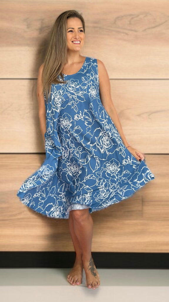 Katrina Dress - Rosalie Print