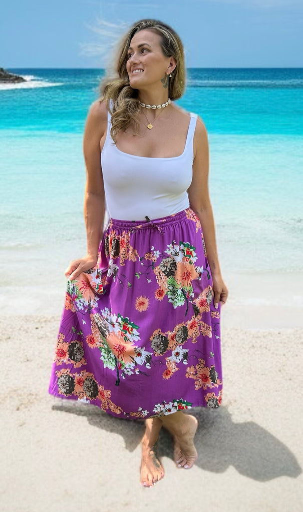 Kirra Skirt - Sakura Print