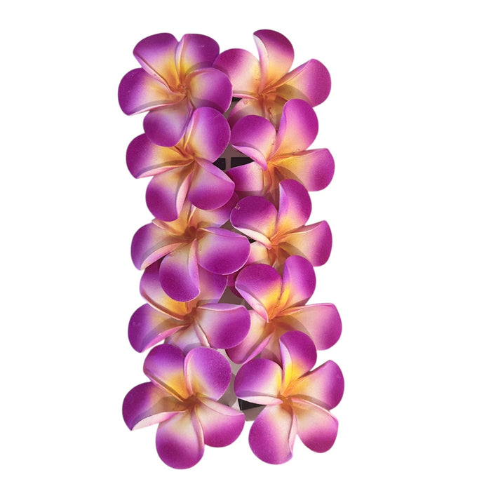 Frangipani Slide Clips Medium - Purple only