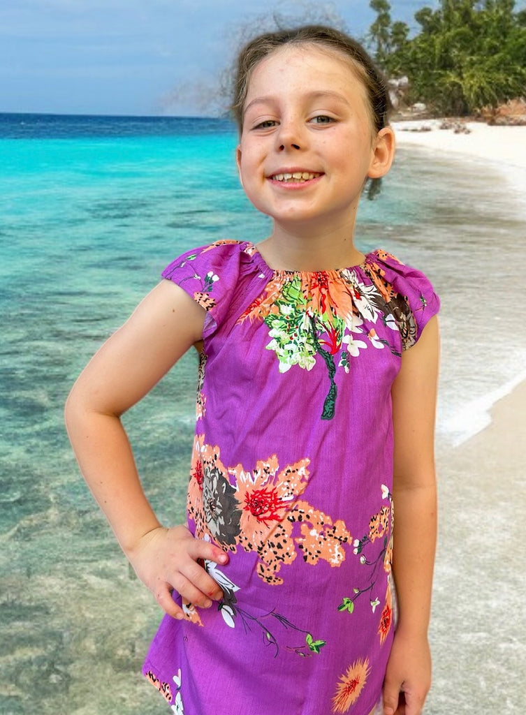 Eliza Children's Dress - Sakura Print