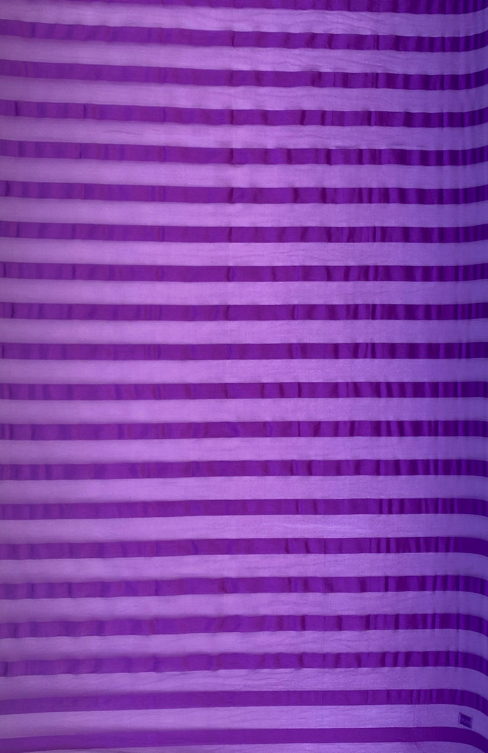 Luxury Satin Stripe Sarong - Purple