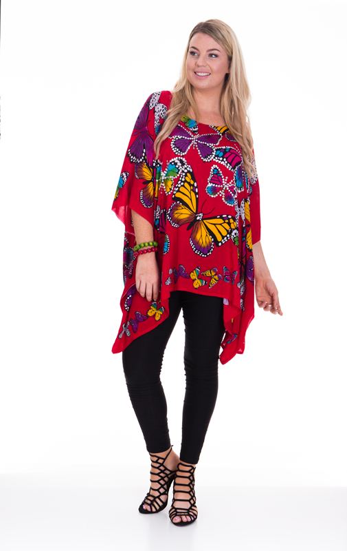 Butterfly Print Kaftan