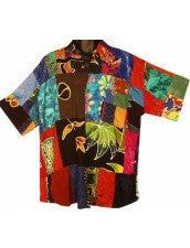 Patchwork Men's Shirt