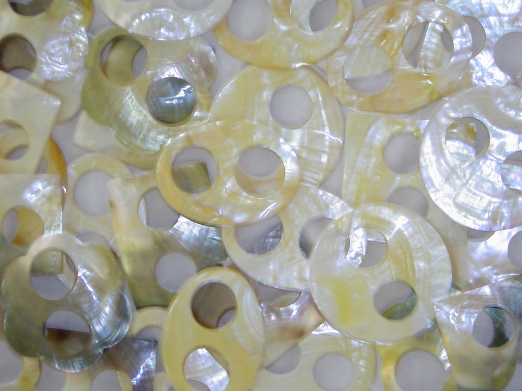 Sarong Buckles - Polished Shell