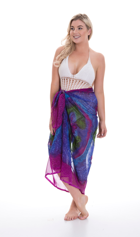 Luxury Chiffon Sarong - Jardine
