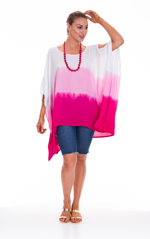 Tie Dye Cutout Kaftan